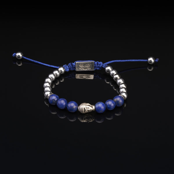 Lápisz Lazuli - Ezüst Hematit - Buddha 925