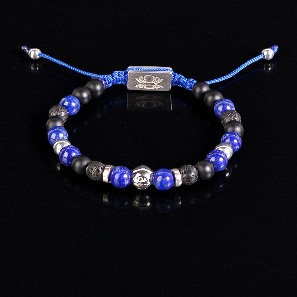 Privilege 925 Multicolor - Lapis Lazuli - Lava Stone - Silver Hematite - Matte Onyx