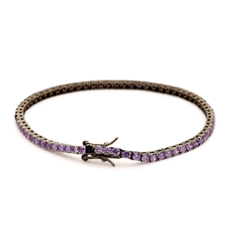 Privilege 925 Tennis Bracelet - Lavender Zirconia